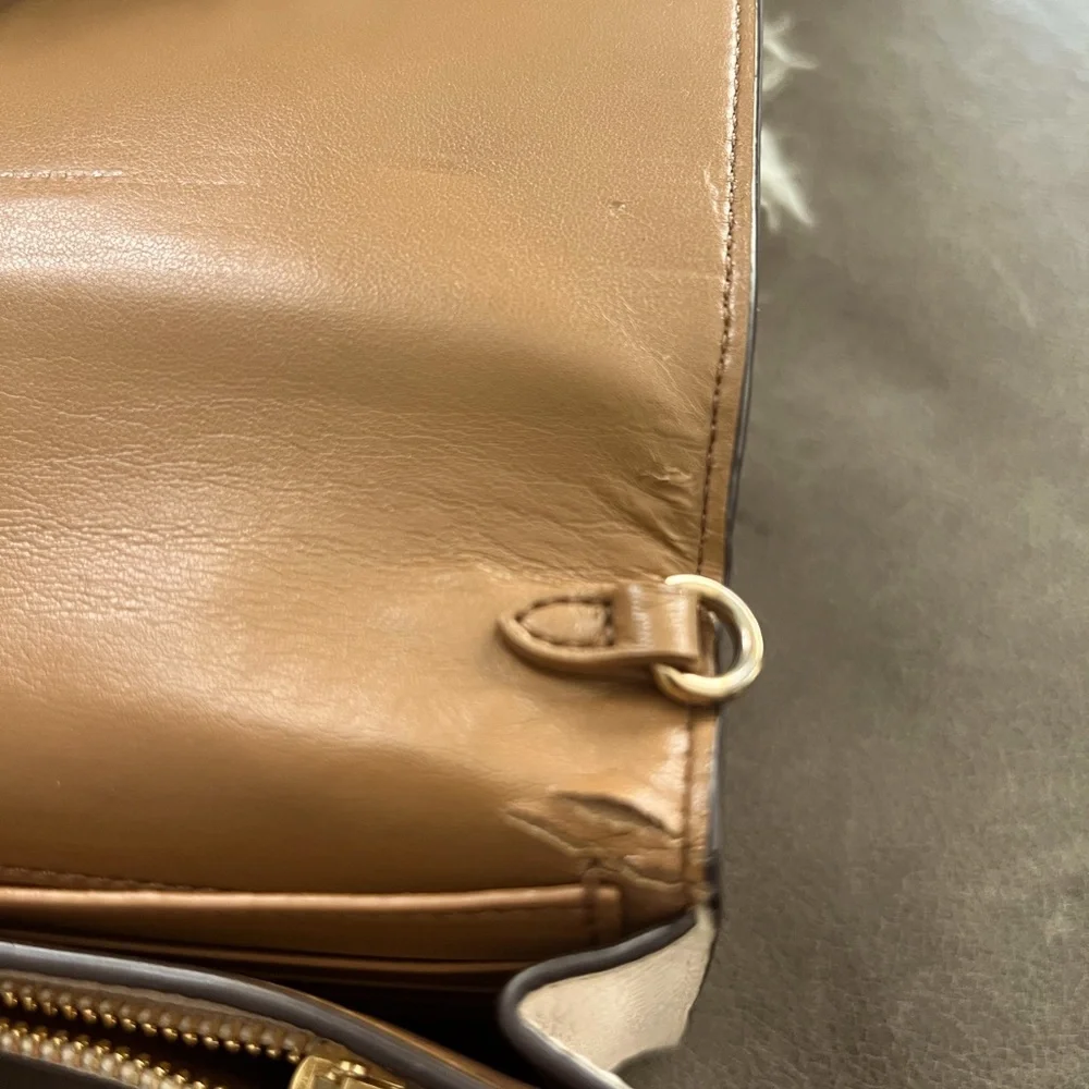 Coach Cream Floral Mini Crossbody Bag - Picture 8 of 14